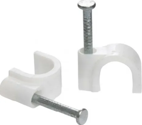 Nail-in cable clips