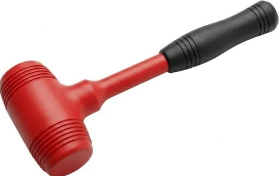 Coloured rubber mallet