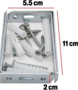 Furniture anchoring kit