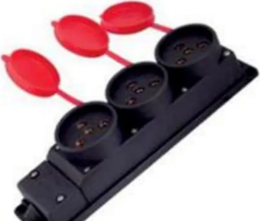 Rubber sockets and plugs
